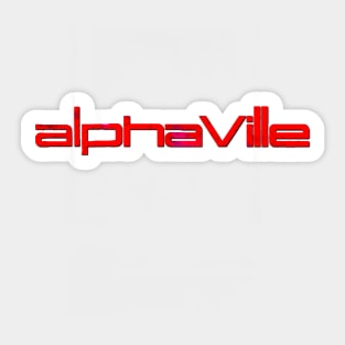 Alphaville Logo Sticker